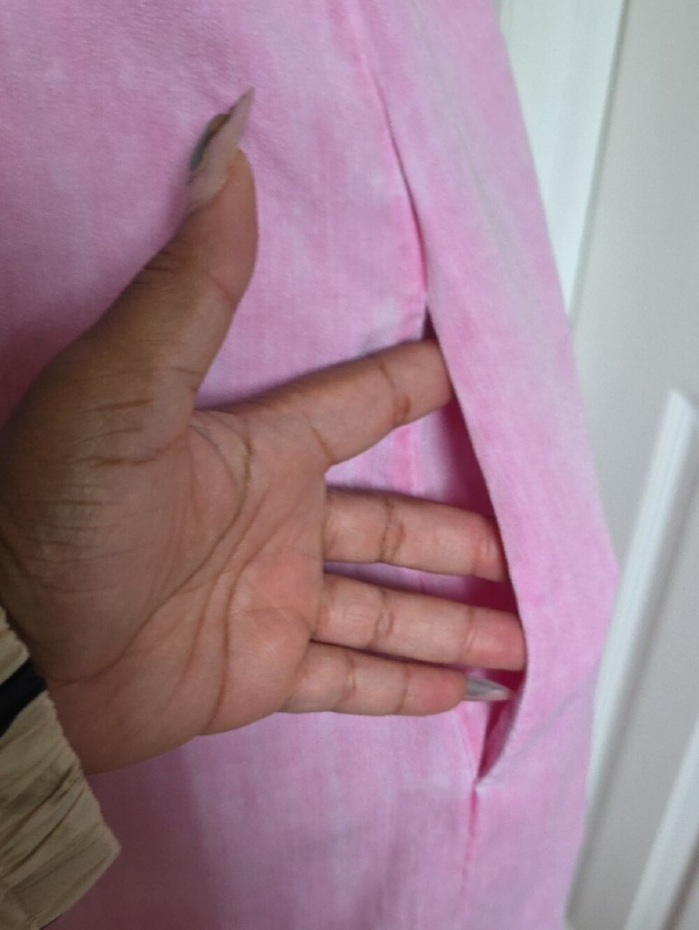 GAP- Pink Denim Dress - Picture 5 of 6